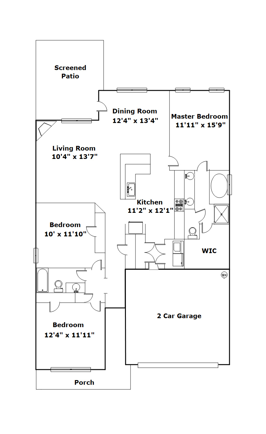 343 Caroline Hill Rd , Lexington SC 29072 - Interactive FLoor Plan