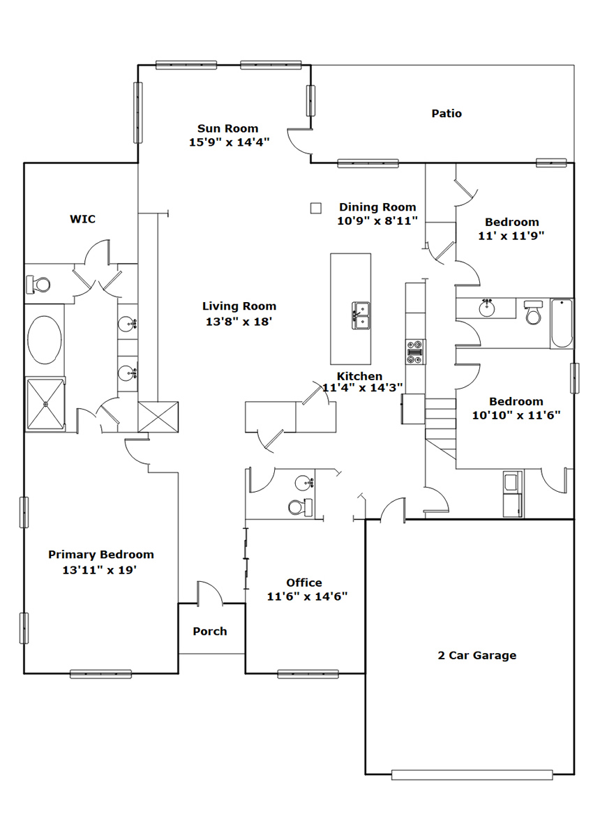 502 Litchfield Ln , Lexington SC 29072 - Interactive FLoor Plan